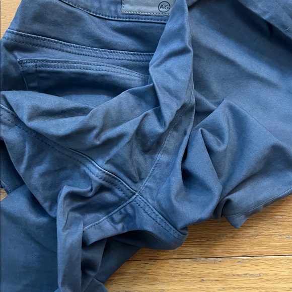 AG Adriano Goldschmied The Prima Crop Mid Rise Cigarette Crop Slate Blue Jeans - Picture 10 of 10